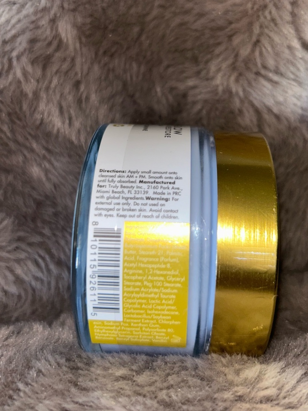 TRULY Coco Glow Brighten + Restore Face Cream — White Jar with Gold Lid - Picture 2 of 2